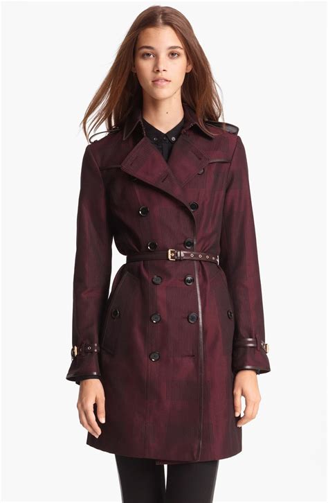 burberry navy plaid coat|burberry wool coat nordstrom.